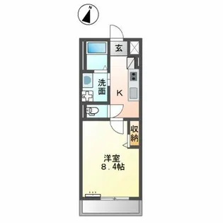 サン フォレスタα【1階】の間取り