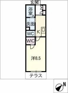 オーレット クラシカ【1階】の間取り