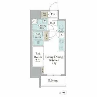 ストーリア名古屋城西【0304号室】の間取り