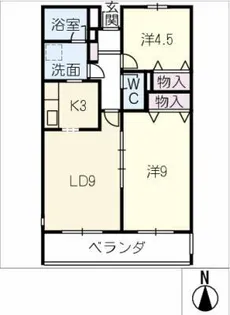 B-FLAT SOUTH【1階】の間取り