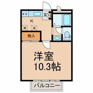 カーサセレーノ【2階】の間取り