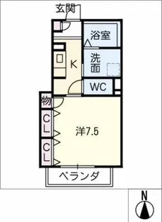 Maple葵【4階】の間取り