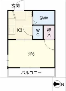 スペークミズノ【2階】の間取り