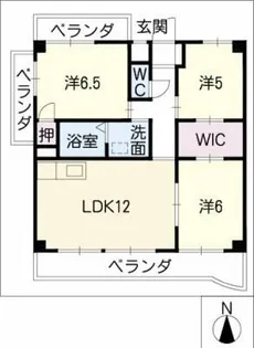 ニシダビル【7階】の間取り
