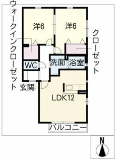 レジデンスAMATSUKA【2階】の間取り