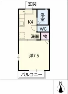 コート・エスポワール【2階】の間取り