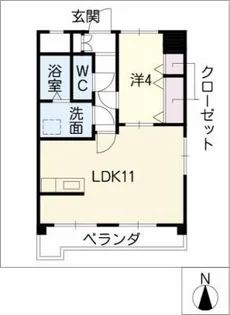 フェアリーハート【5階】の間取り