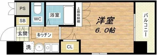 ラナップスクエア上本町【7階】の間取り