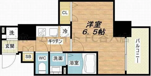 エスリード新大阪ザ・マーク【7階】の間取り