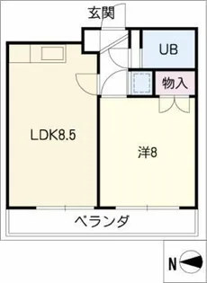 CASA NOAH八事【1階】の間取り
