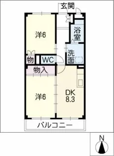 セントポーリア武路【2階】の間取り