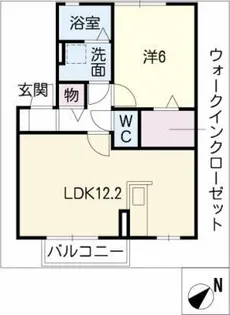 ウィルコ-ト山腰【1階】の間取り