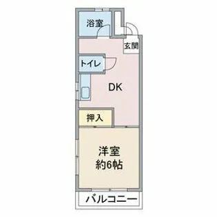 サンライズⅡ【2階】の間取り