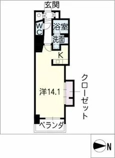 エルブ葵【8階】の間取り