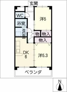 グランシャリオ千種【3階】の間取り