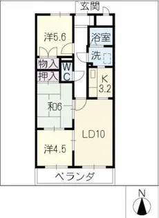 ノアコーワ【4階】の間取り