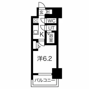 プレサンスNAGOYAシティオ【8階】の間取り