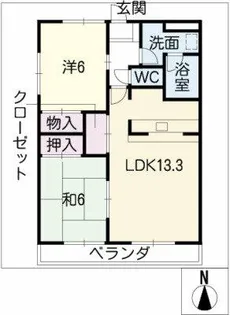 マクセージ【3階】の間取り