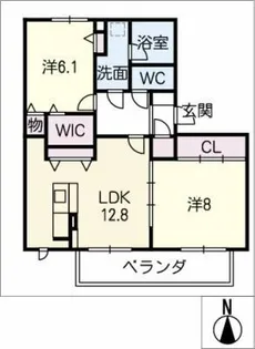五合池residence【3階】の間取り