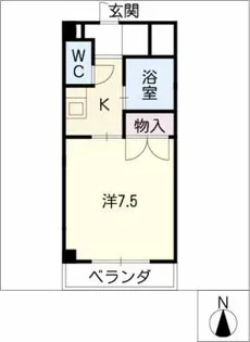 シーアイマンション川名【3階】の間取り