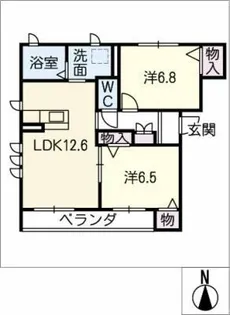 リラフォート円明【3階】の間取り