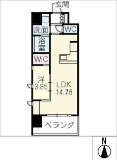 セレスト上社【5階】の間取り