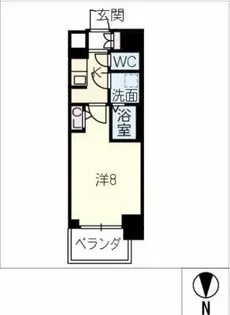 S-RESIDENCE堀田駅前【2階】の間取り