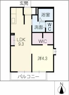 ファミーユ【1階】の間取り