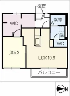 みなみコーポ【1階】の間取り