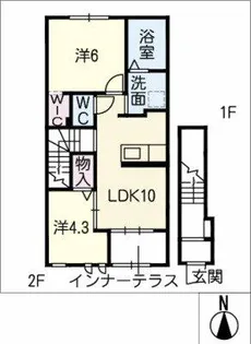 San.E【2階】の間取り