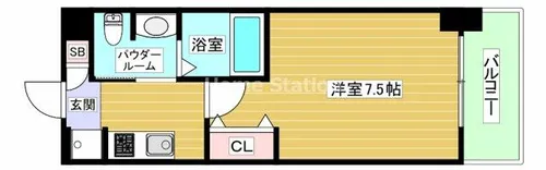 大阪府大阪市福島区海老江5丁目【マンション】の間取り