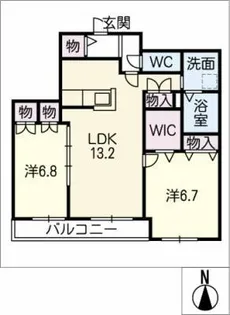 HEBEL MAISON MA【2階】の間取り