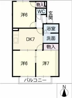 Aroma AnnexⅢ【1階】の間取り