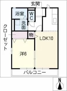 ソレアード【2階】の間取り