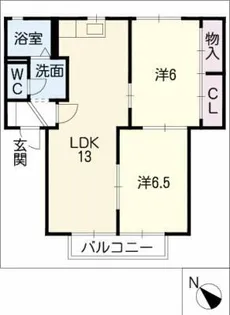 フォーレス北本郷B棟【1階】の間取り