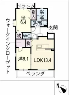 MAISON DE RAFFINE【2階】の間取り