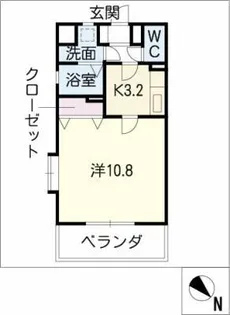 セントラルアベニュー【5階】の間取り