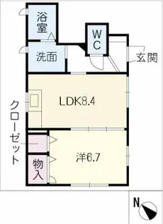LapisLazuli【1階】の間取り