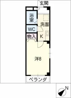 エスペラール鴻ノ池【1階】の間取り