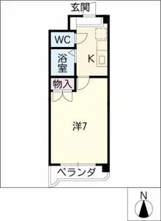 レスポワール清水ケ岡【2階】の間取り