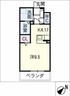 BASE曙【1階】の間取り