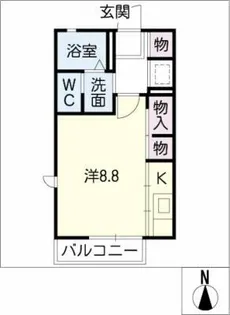 サンコート中町A棟【1階】の間取り