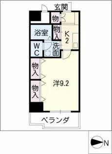 エスペランサ矢田南【5階】の間取り