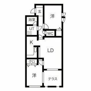 プラザMS【1階】の間取り