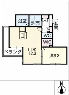 Campanella山脇【3階】の間取り