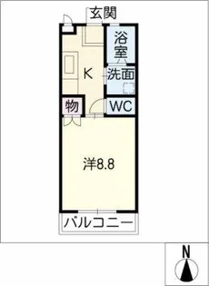 ラフィネ【2階】の間取り
