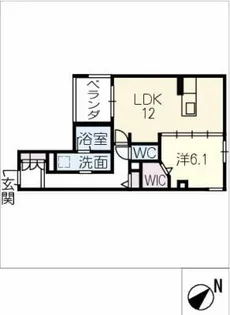アンビエラ宝が丘【1階】の間取り