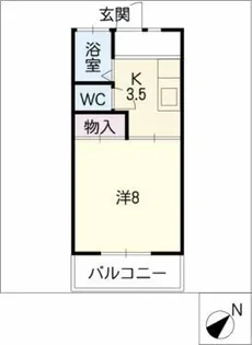 ハイツチェリー【2階】の間取り