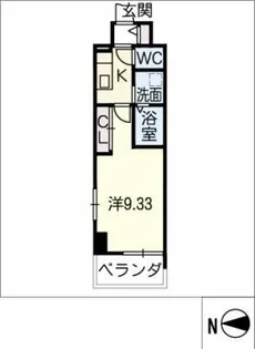 OKNIS imaike【4階】の間取り