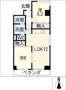 グランドメゾン伊藤【4階】の間取り
